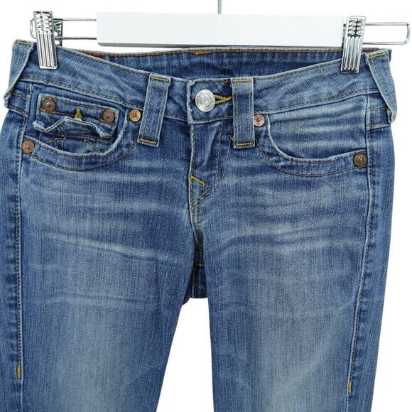True Religion Ankle-Length Blue Jeans Size 26 USA - Picture 4 of 15